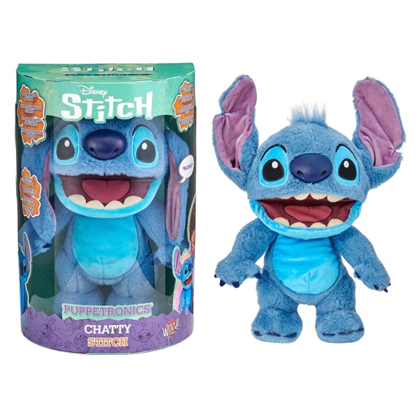 PELUCHE DISNEY CHATTY STITCH COLOR AZUL 074-1025